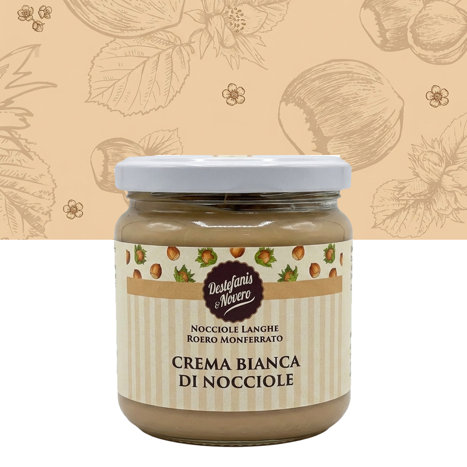 Crema nocciole bianca